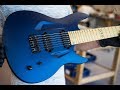 070 Dark Blue Metallic Satin