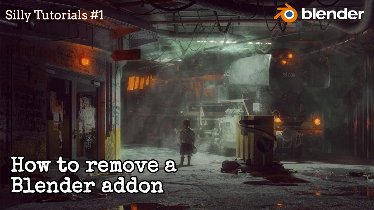 How to remove an addon from Blender | Remove addon Blender | Vision ...