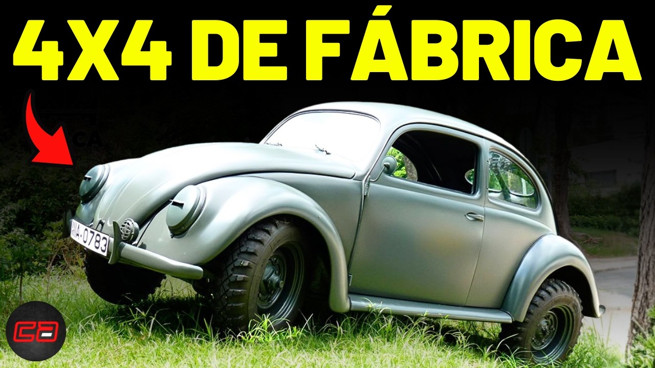 O CURIOSO FUSCA 4X4 FEITO PELA VW QUE POUCOS CONHECEM!