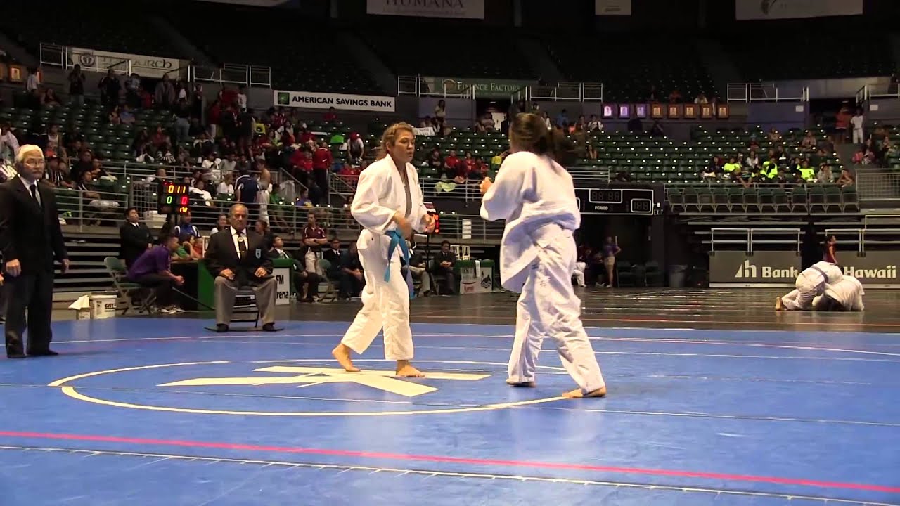 Teshaya Alo vs. Skye Matsuura | HHSAA Girls 129 Championship (2013)