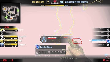 CS:GO 1v4 Ninja Defuse Clutch