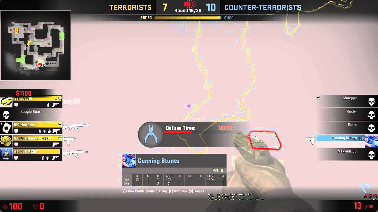 CS:GO 1v4 Ninja Defuse Clutch - YouTube