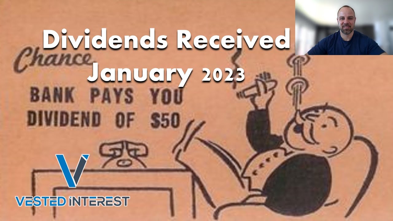 Dividends Paid January 2023 PassiveIncome DividendInvesting 