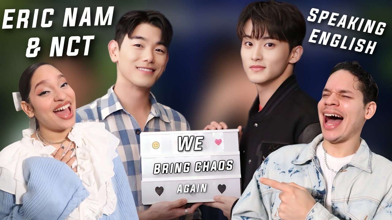 Waleska & Efra react to 'nct english speaking line vs. eric nam' 😂😭