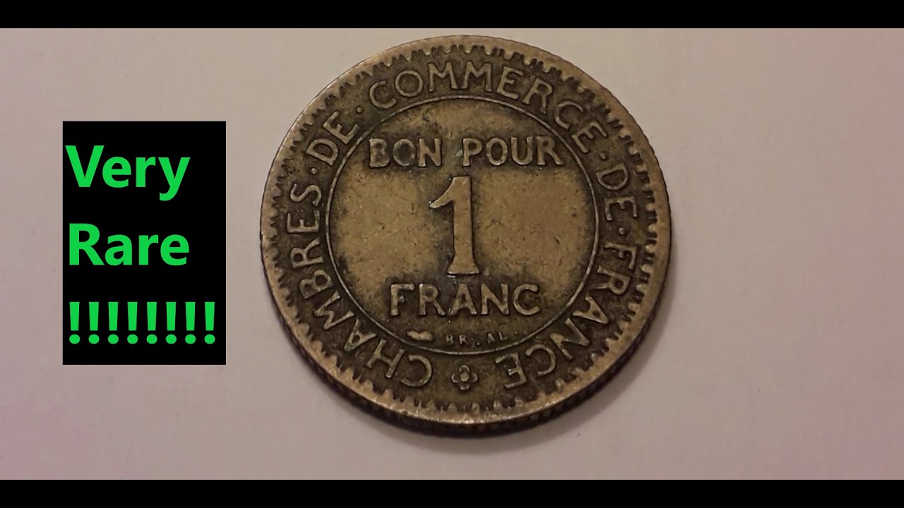 French Coin Bon pour 1 Franc 1922 1923 1924 1927 VERY RARE !!!! YouTube