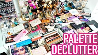 BEAUTY ROOM DECLUTTER | MY PALETTE COLLECTION