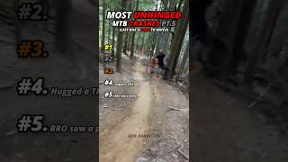 MOST UNHINGED MTB CRASHES PT.5 🥶💯 #ytbshorts #mtb #downhill #mtbcrashes #mtbfails #mtbfail