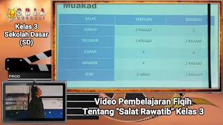 Membahas salat rawatib.