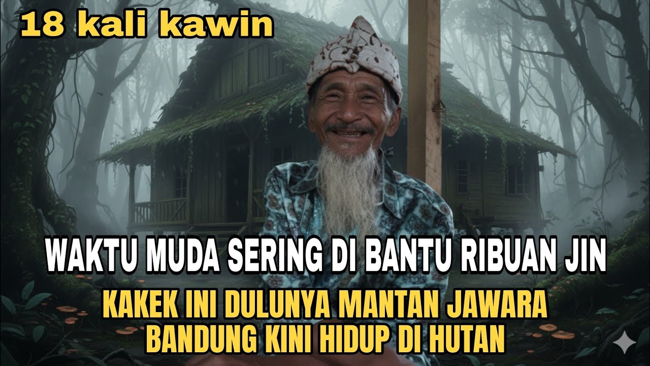 KAGET GAK PERCAYA !! KAKEK MANTAN JAWARA BANDUNG INI TINGGAL DI HUTAN ANGKER GERBANG SILUMAN
