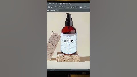 Create Mockups for Round Objects in Photoshop! #Shorts