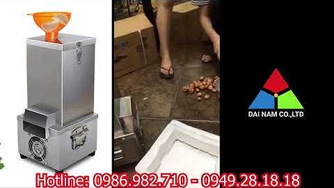 Máy bóc vỏ hành vỏ tỏi dành cho nhà hàng, khách sạn