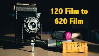 EASILY CONVERTING 120 FILM TO 620