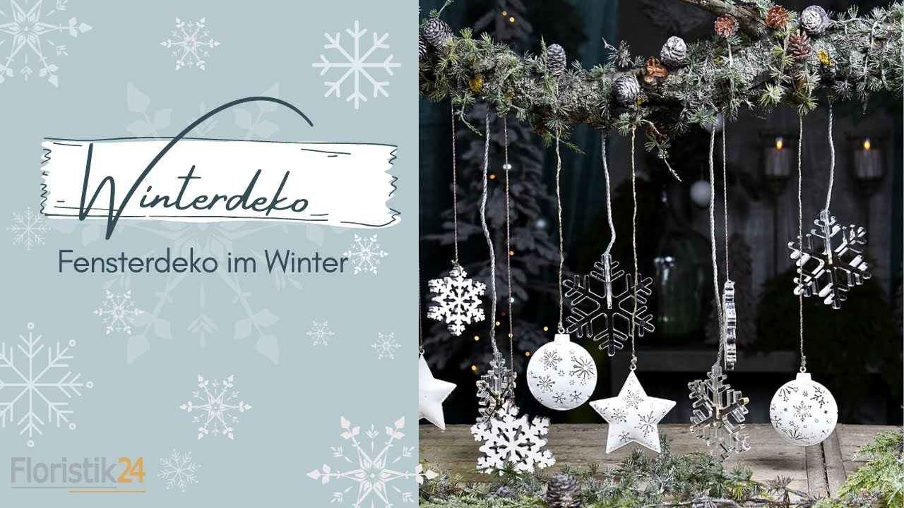 Leuchtende Fensterdeko im Winter selber machen #shorts