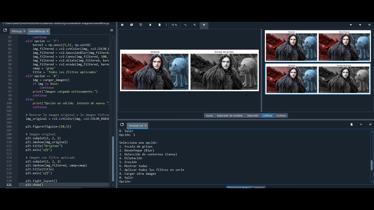 PROCESAMIENTO DE IMAGENES CON PYTHON Y OPEN CV - YouTube