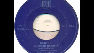 Gemini L'amour interdit mpg 1977