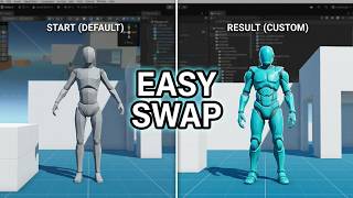 UniversalController - How to replace a humanoid model
