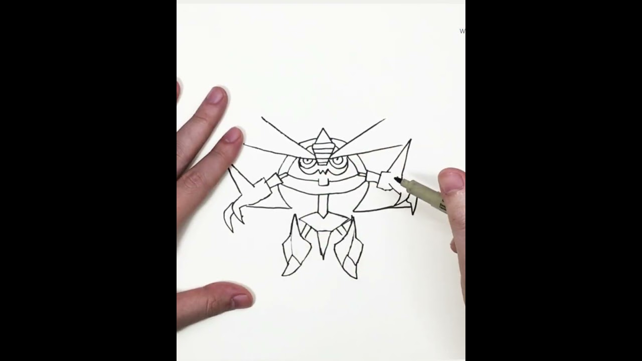 How To Draw Pokemon Gigantamax Orbeetle 