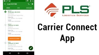 PLS Carrier Connect tutorial
