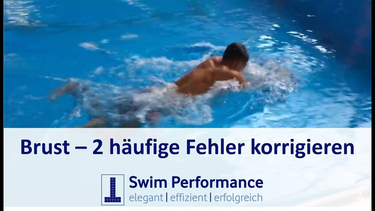 Zwei Hauptfehler beim Brustbeinschlag und Armzug - so korrigiert man sie schnell und einfach ...