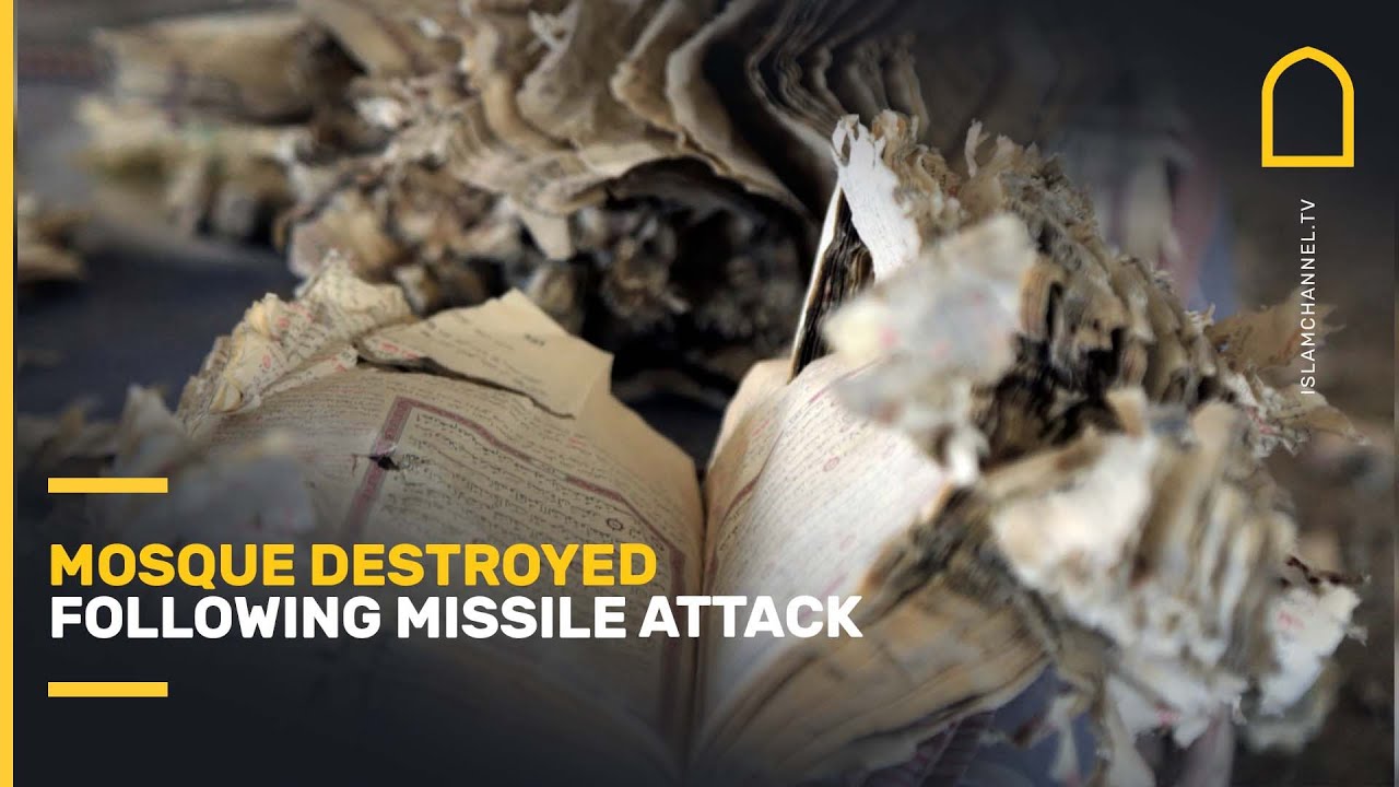 Mosque destroyed following missile attack
