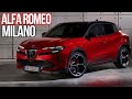 Alfa romeo milano debuts as fully electric and fully hybrid sporty baby suv