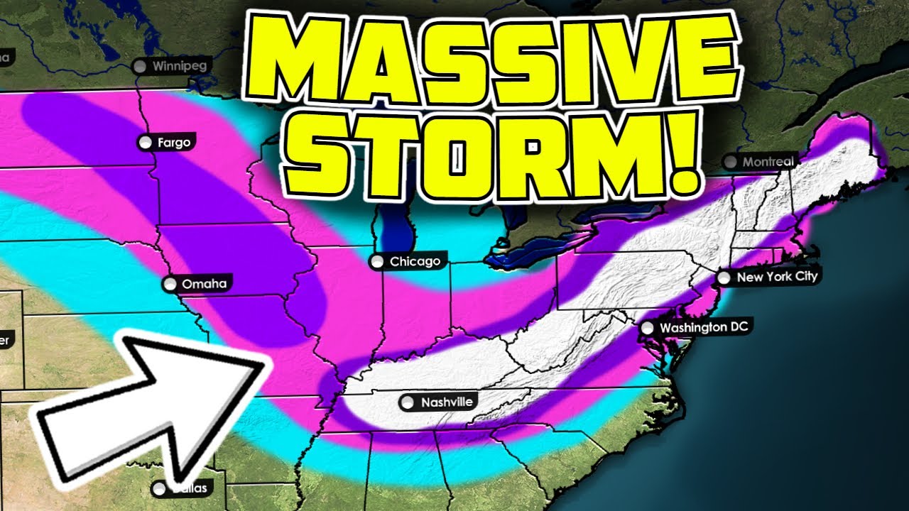 Absolute MONSTER Of A Winter Storm Headed Towards The Midwest and East ...