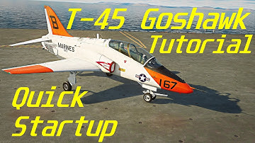 T-45 Basic Cold Start Startup Tutorial in DCS World