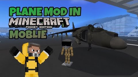 Minecraft pe plane mod/addon and how to install!