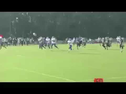 Coris 75 yard Interception Run for A Touchdown Against William James Middle School