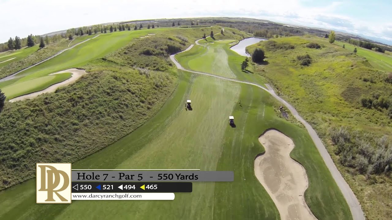 Golf Course Okotoks,Alberta.Hole 7.D'arcy Ranch. YouTube
