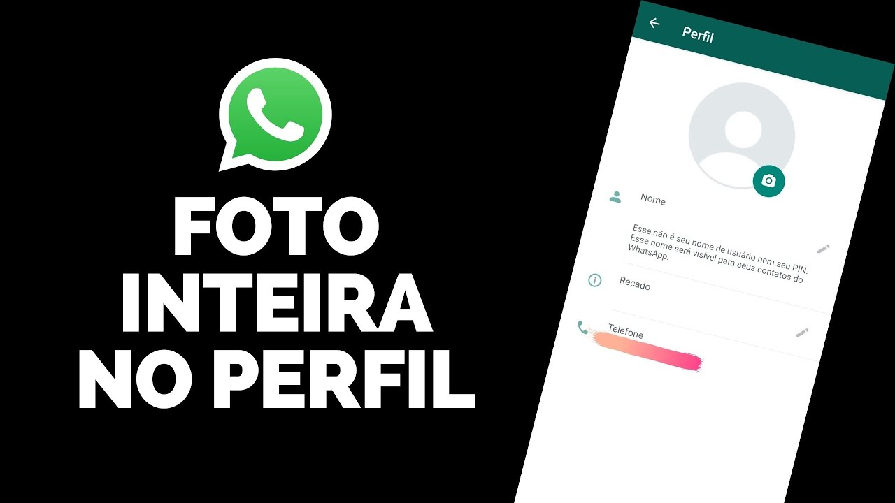 AÍ SIM! Como Colocar Foto Inteira no Perfil do Whatsapp Igual do IPHONE ...