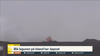 Experten: Vulkanutbrott på Island kan bli långvarigt | Nyhetsmorgon | TV4 &amp; TV4 Play