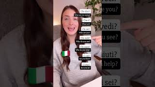 Learn Italian questions #italy #italiaonline #italianlanguage