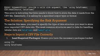 How to Efficiently Import CSV Files in Julia Without Errors