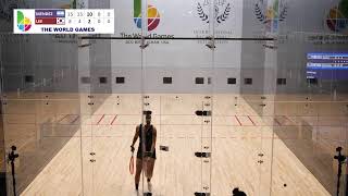 2022 THE WORLD GAMES WOMEN SINGLES, R16s.  S. LEE (KOR) - N. MENDEZ (ARG) screenshot 3