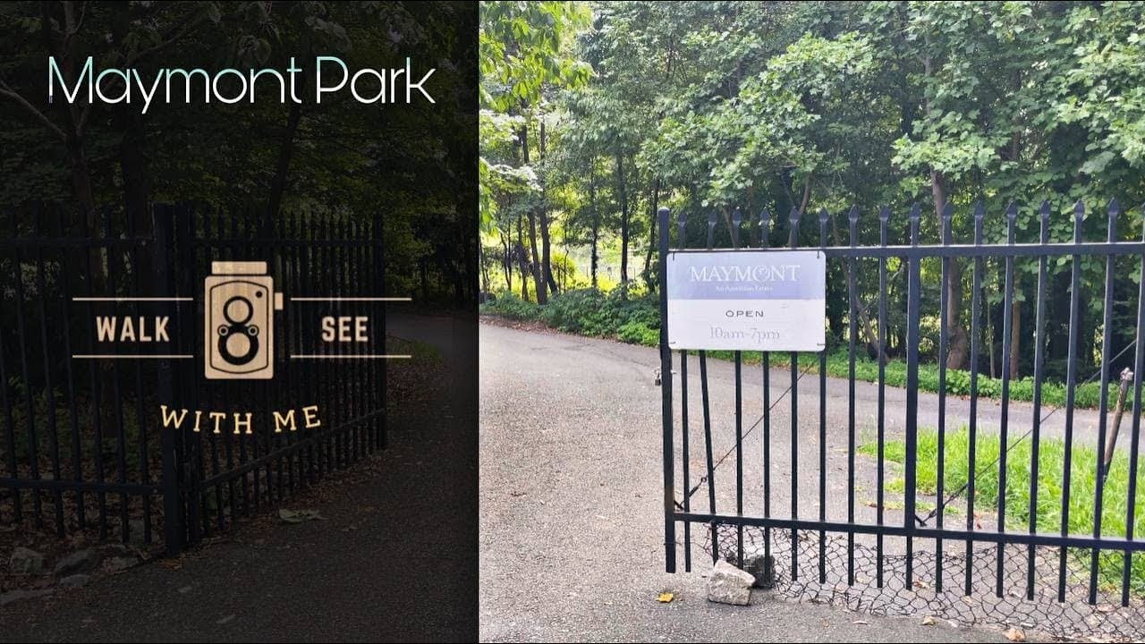 A walk in Maymont park and its gardens(with music) YouTube