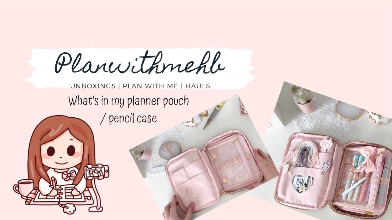 What’s in my Simply Gilded Planner Pouch / Pencil Case