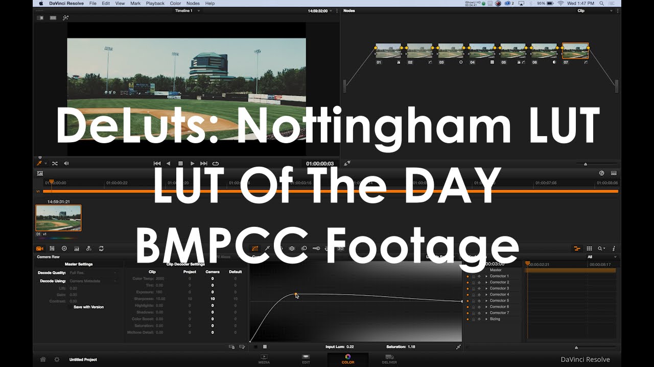 DeLuts: Nottingham LUT: Philip Bloom Inspired Color Grade.