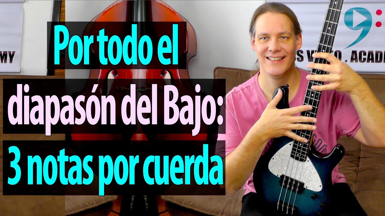 Muévete por todo el mástil del Bajo con \