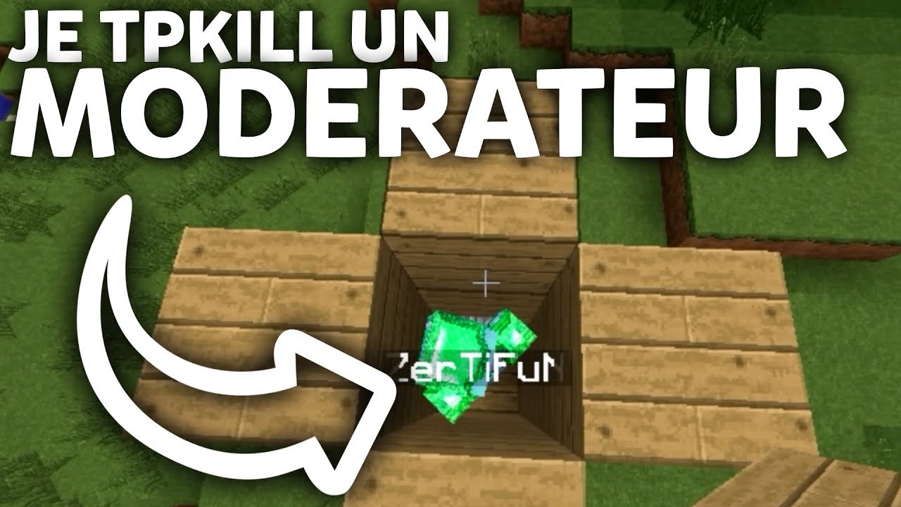 UN MODO VEUT QUE JE REPAIR SON STUFF, JE LE TPKILL ET IL VEUT ME BAN