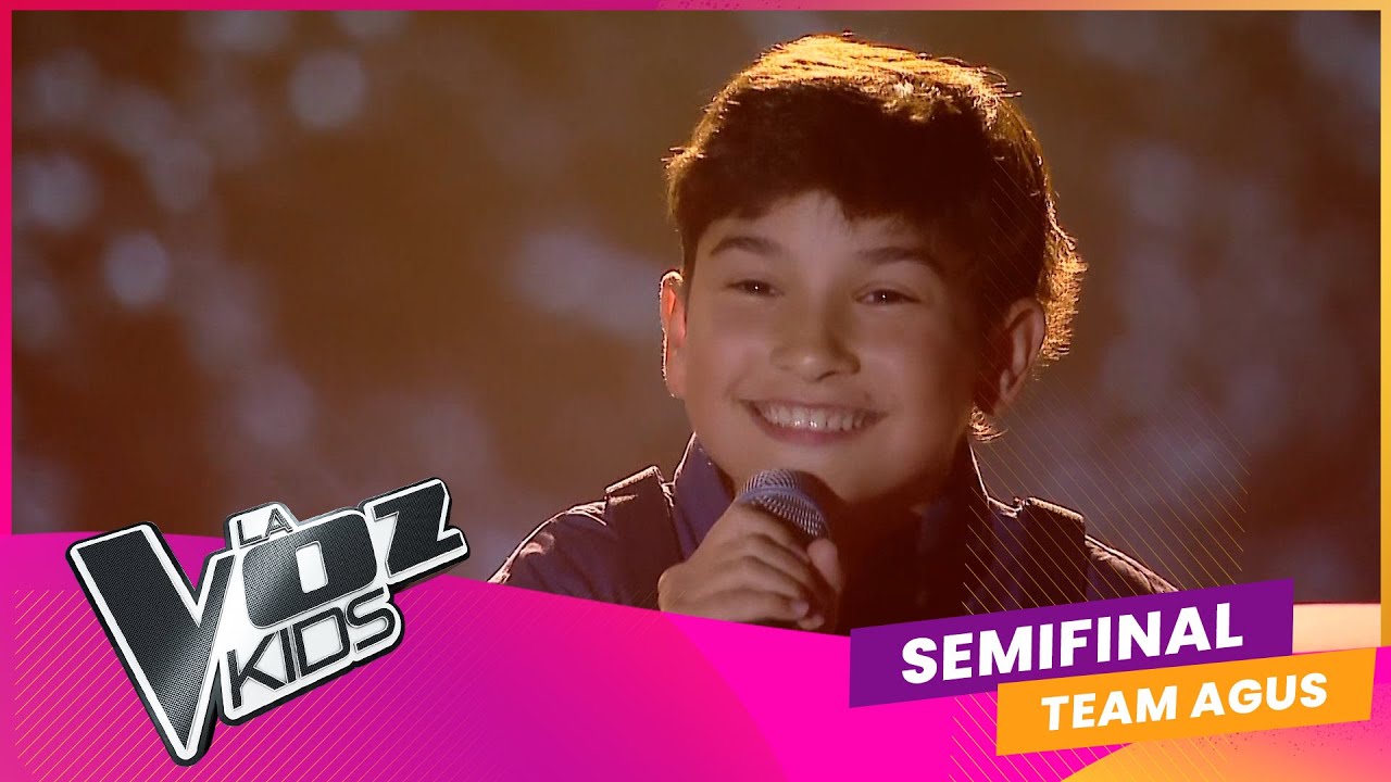 Thiago Arrocha canta Contigo aprendí | Semifinal | La Voz Kids Uruguay 2023