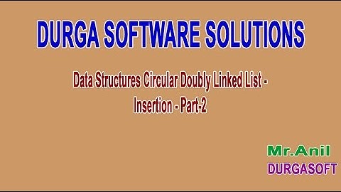 Data Structures Circular Doubly Linked List Insertion Part 2