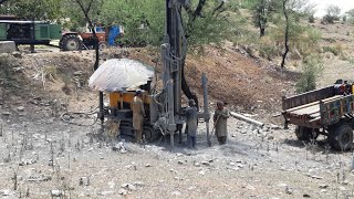 Borewell Heavy Drill Machine In Village Working | Latest drill bore machine