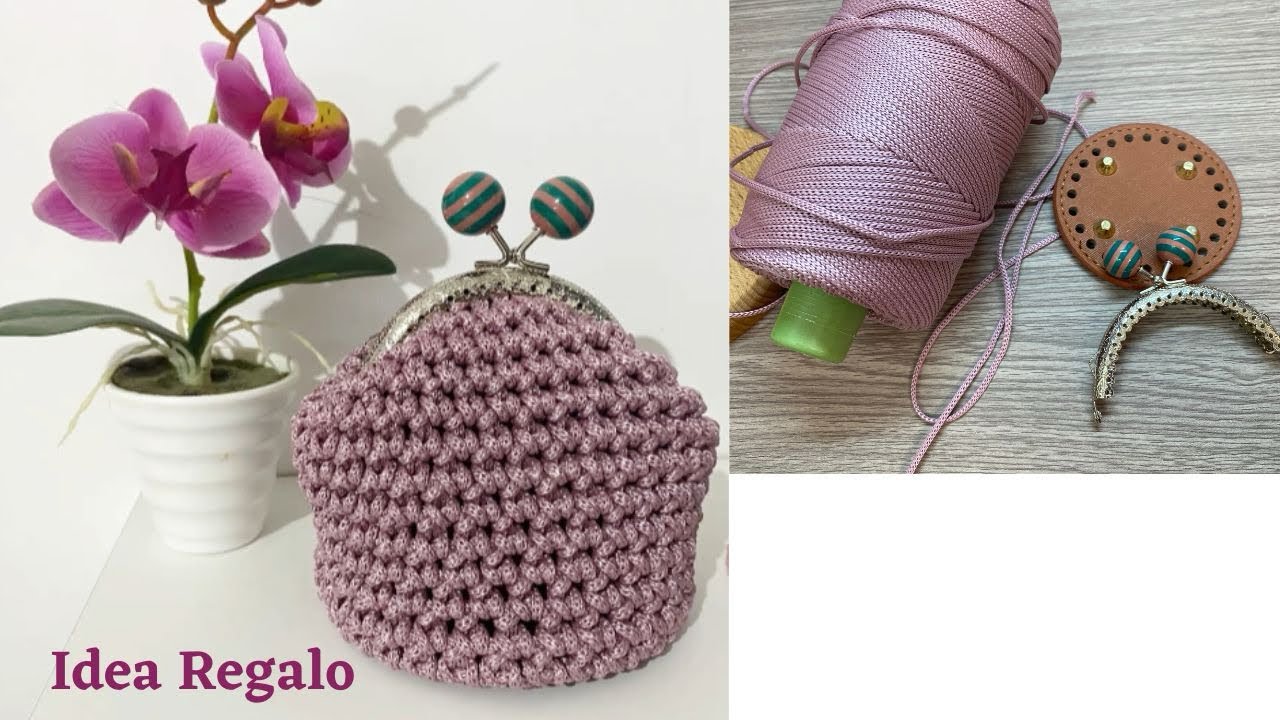 IDEA REGALO FACILE E VELOCE/Portamonete uncinetto