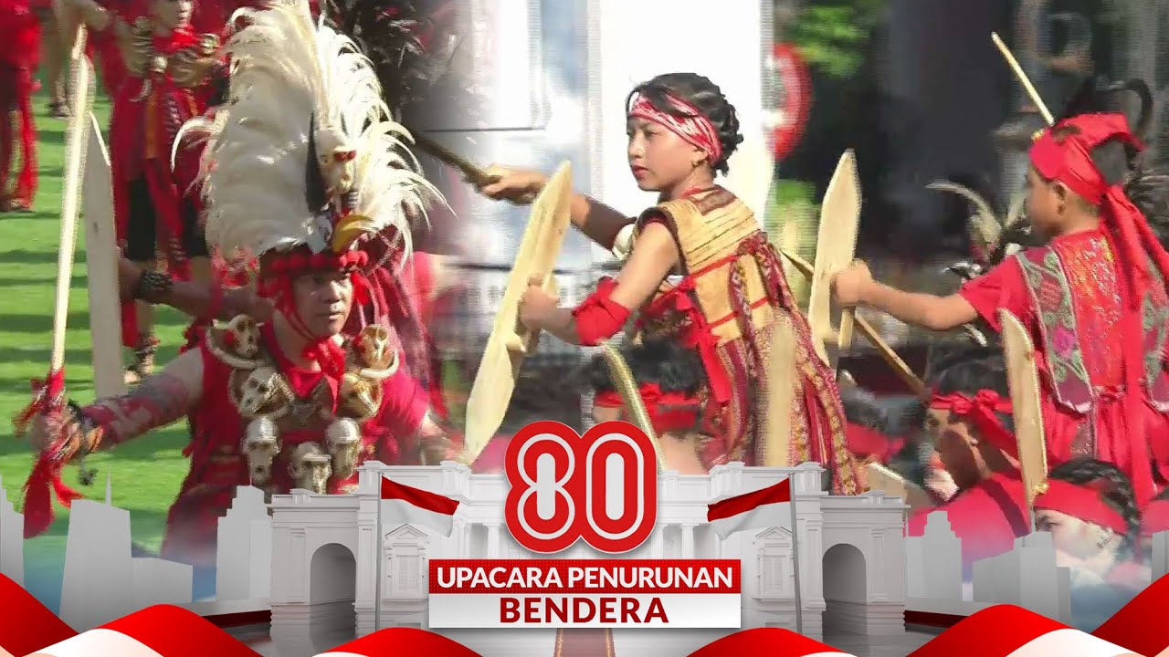 Keren dan Masif! Penampilan Tari Tradisional Minahasa Oleh 200 Penari | Upacara Penurunan Bendera