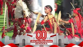 Keren dan Masif! Penampilan Tari Tradisional Minahasa Oleh 200 Penari | Upacara Penurunan Bendera
