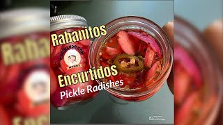 Receta: Rabanitos Encurtidos ~ Pickle Radishes