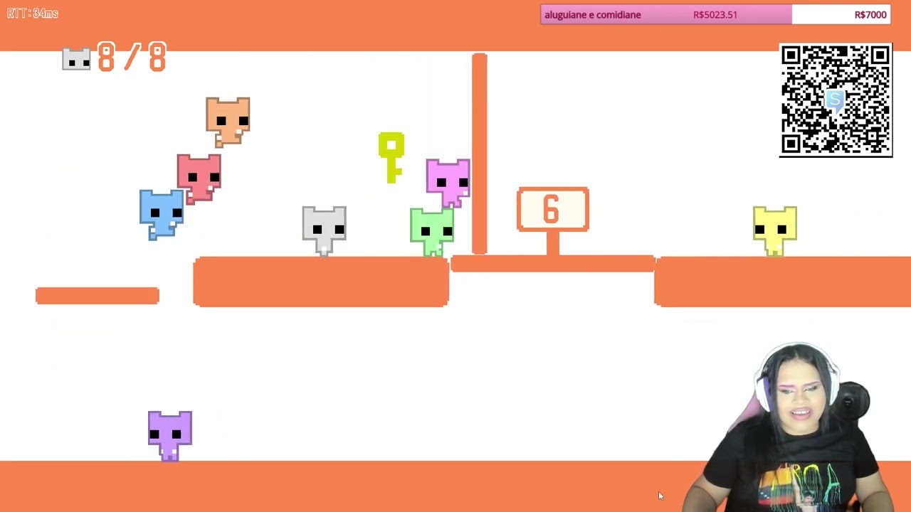 mdmDaiane jogando PICO PARK #1