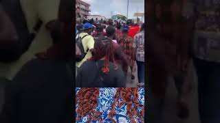 VeryDarkMan Joins Oyo Protest Over Abducted Schoolchildren and Teachers