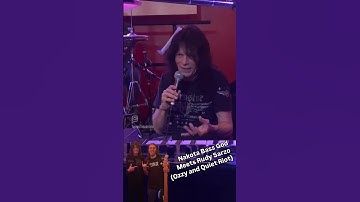 When I met Rudy Sarzo of Ozzy and Quiet Riot #ozzy #ozzyosbourne #rocknroll #arizona #nakotabassgod